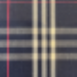 Navy Khaki Red Plaid